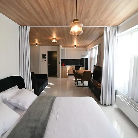 شقة Modern Downtown + Free Parking لاريسا